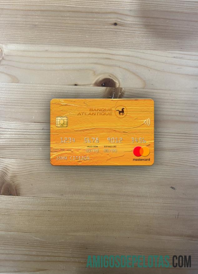 Senegal Banque Atlantique Bank Mastercard Photolook Front exemplo